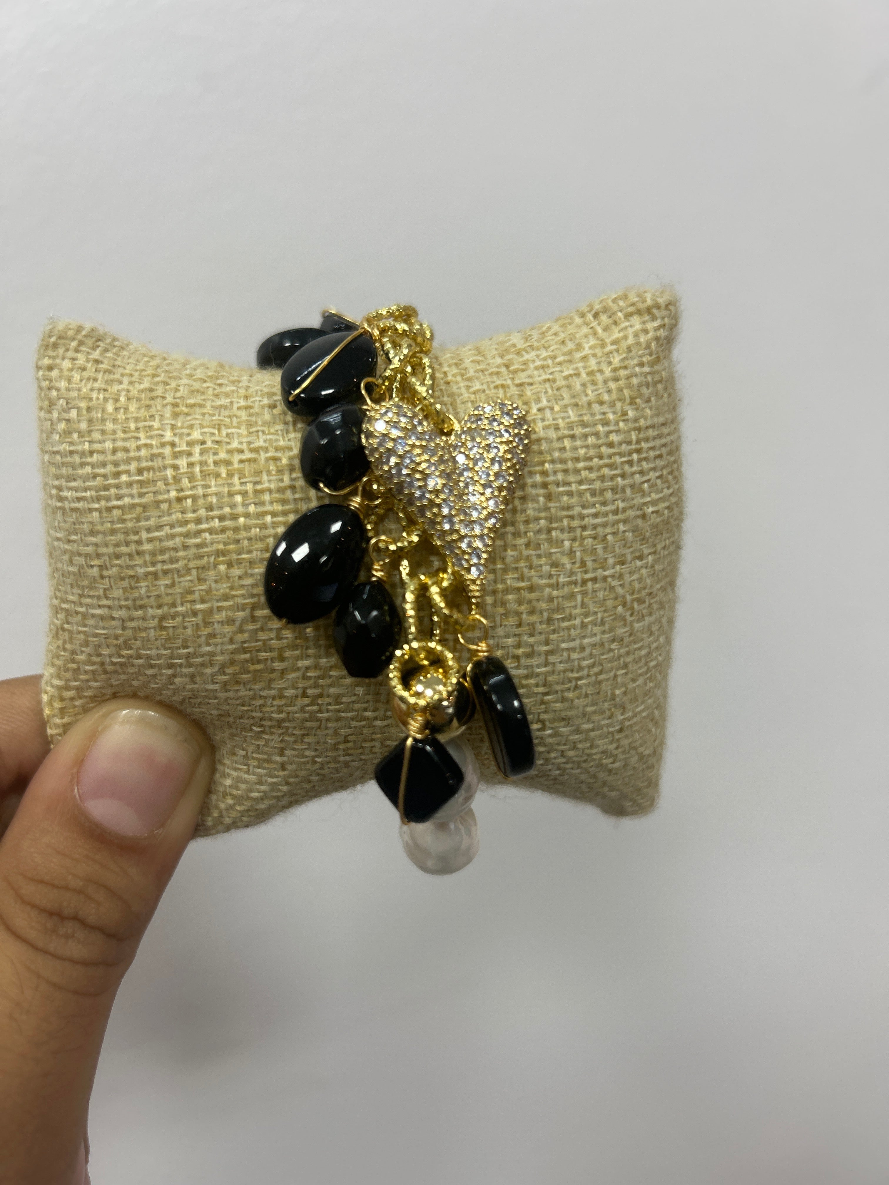 Pulsera Corazón Noir
