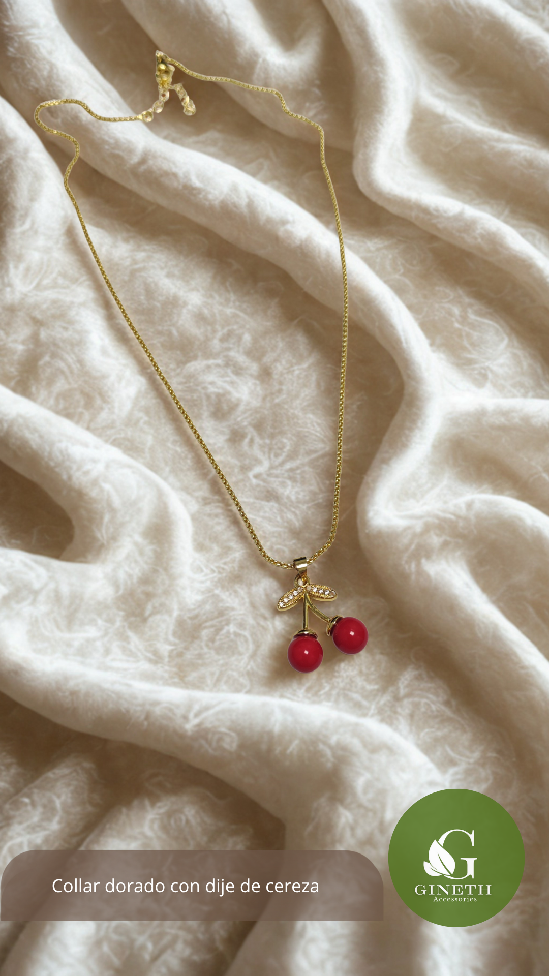 Collar Cherry Gold