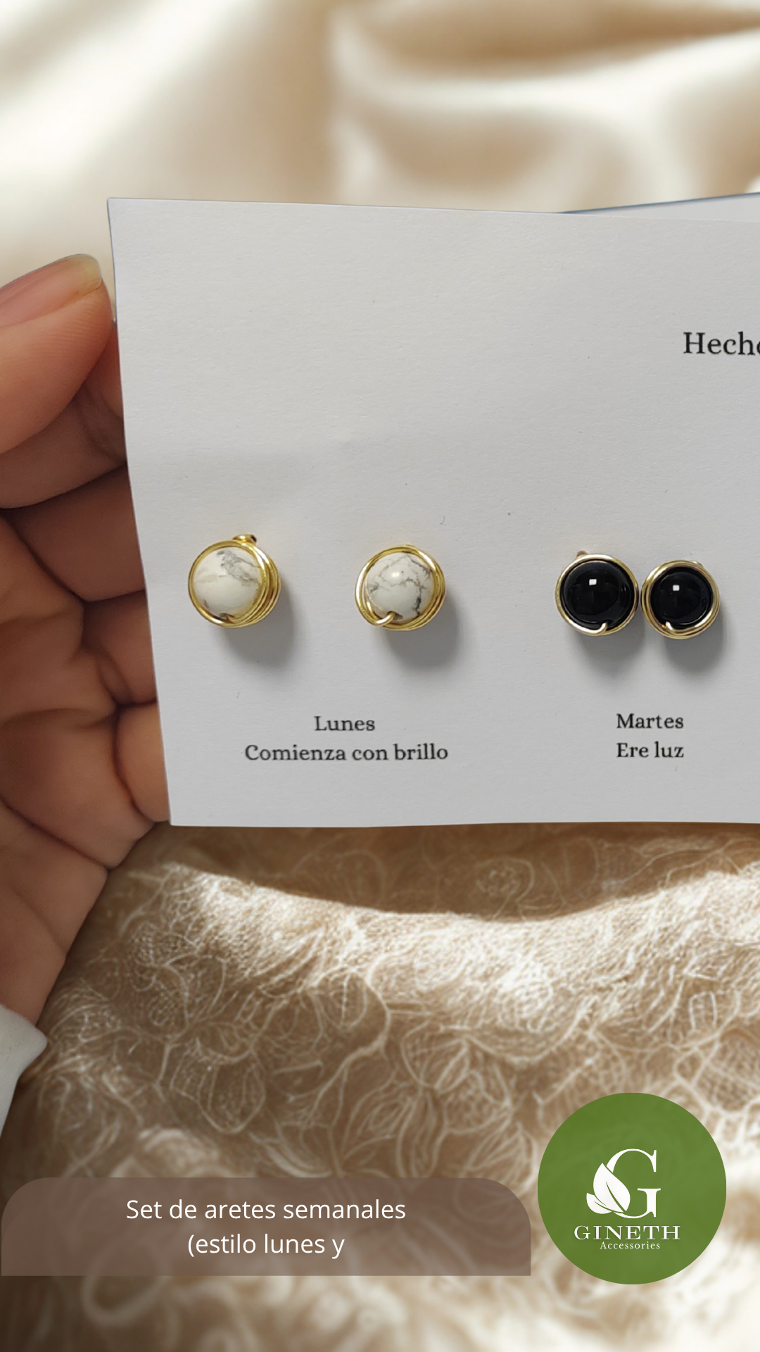 Set de Aretes Semanales “Días con Estilo”
