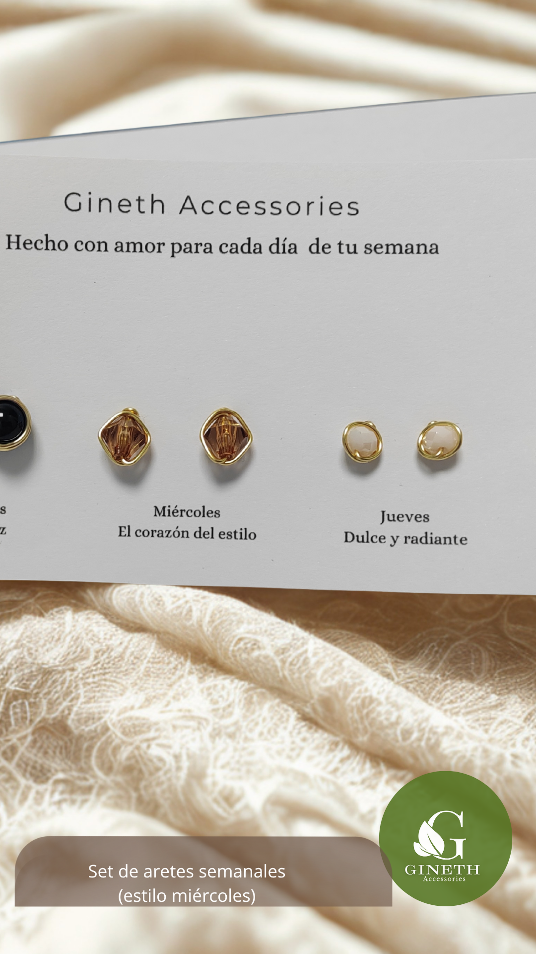 Set de Aretes Semanales “Días con Estilo”