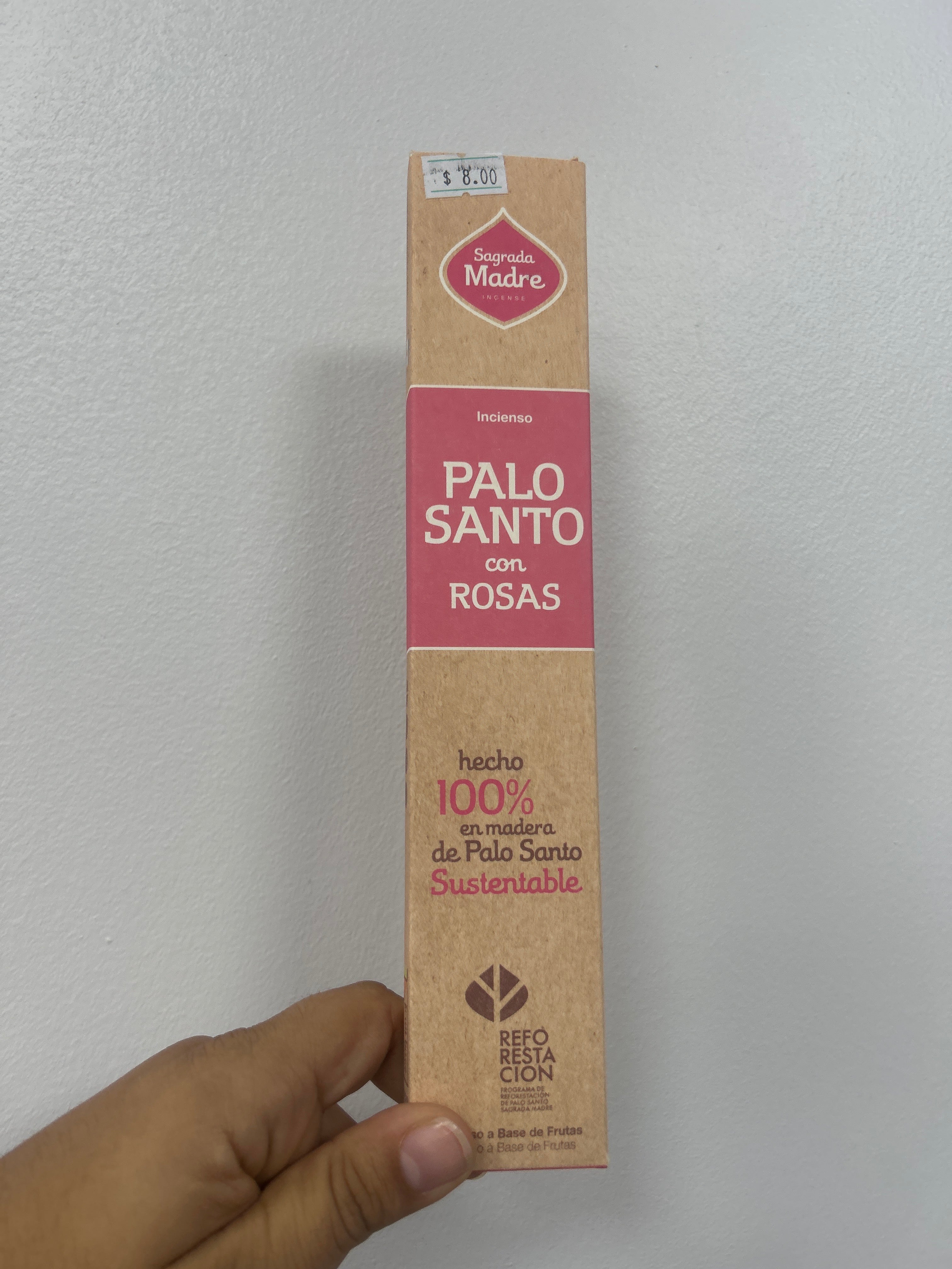 Incienso de Palo Santo con Rosas – Sagrada Madre