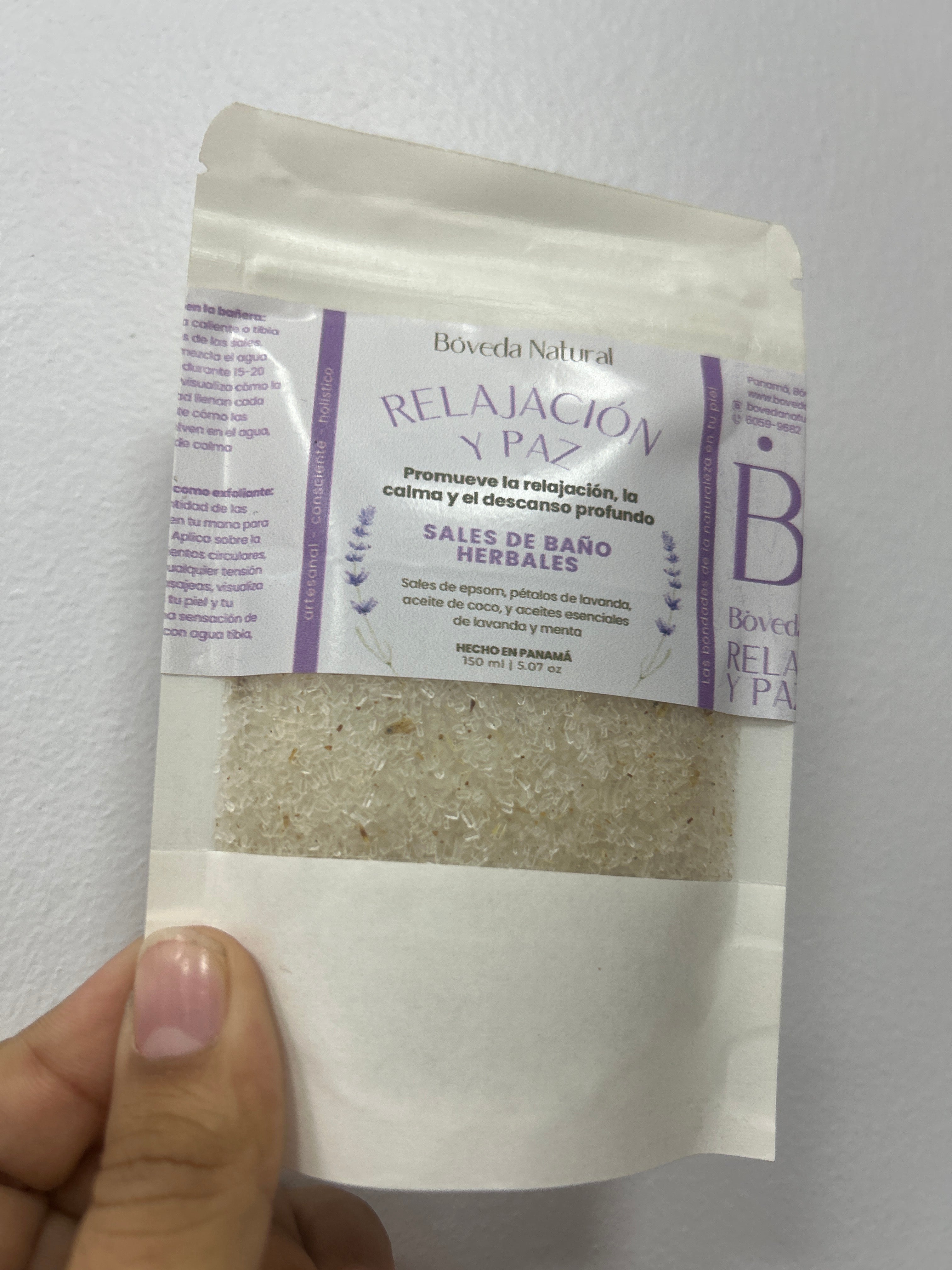 Sales de Baño Herbales “Relajación y Paz