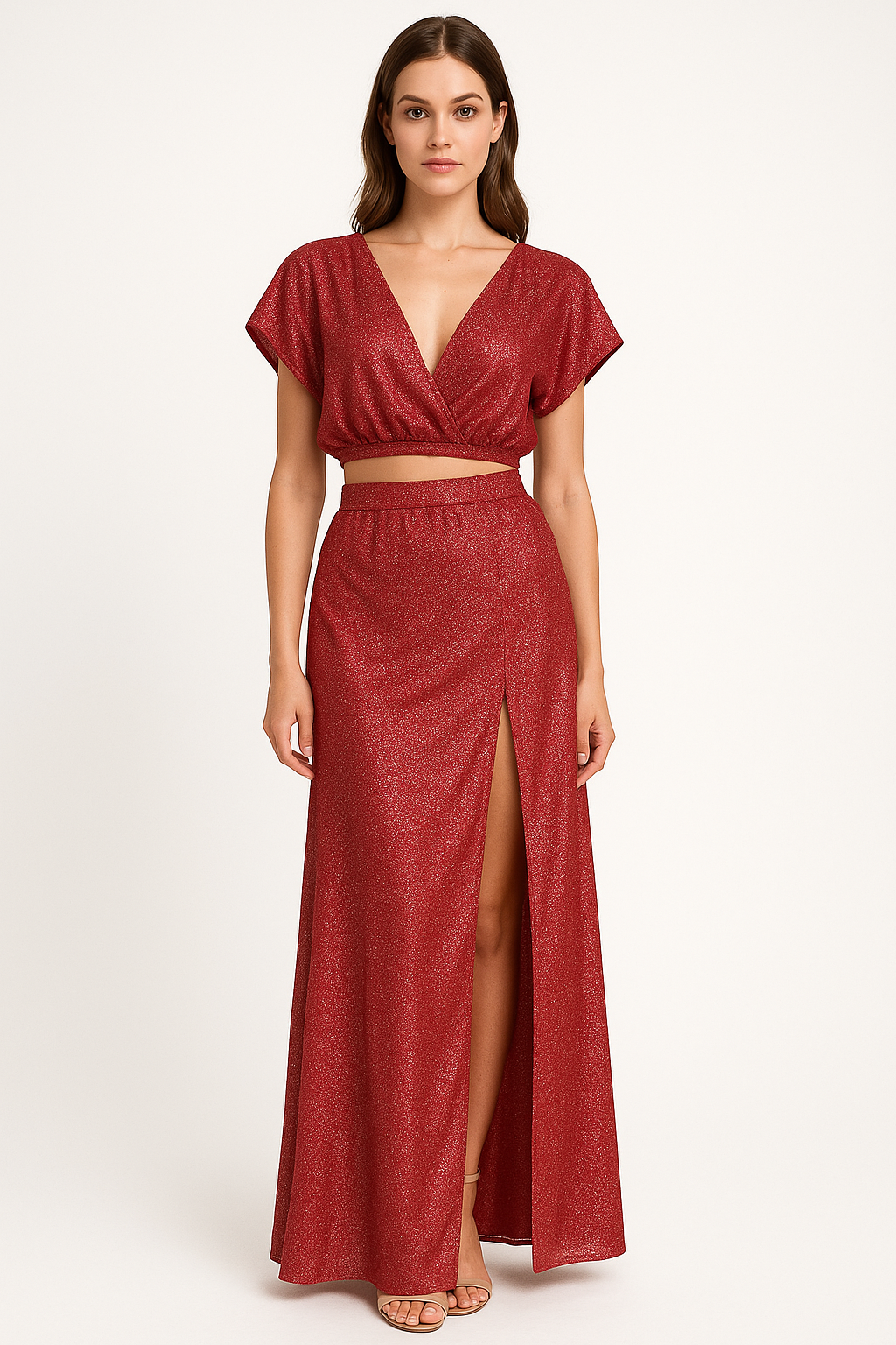 Conjunto Brillo Escarlata