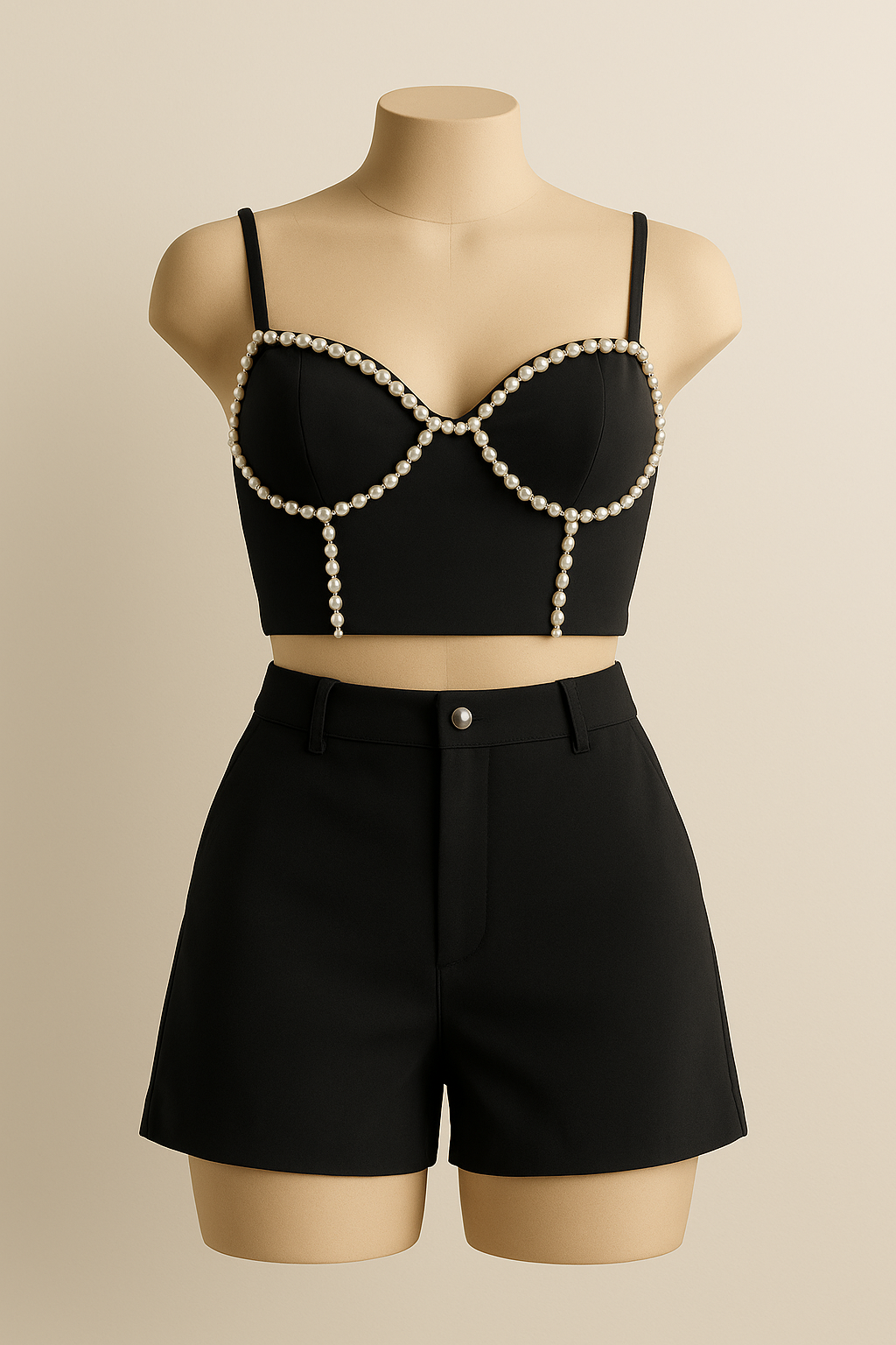 Conjunto Black Pearl Elegance