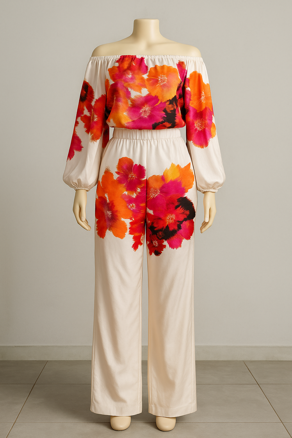 Conjunto Floral Sunset