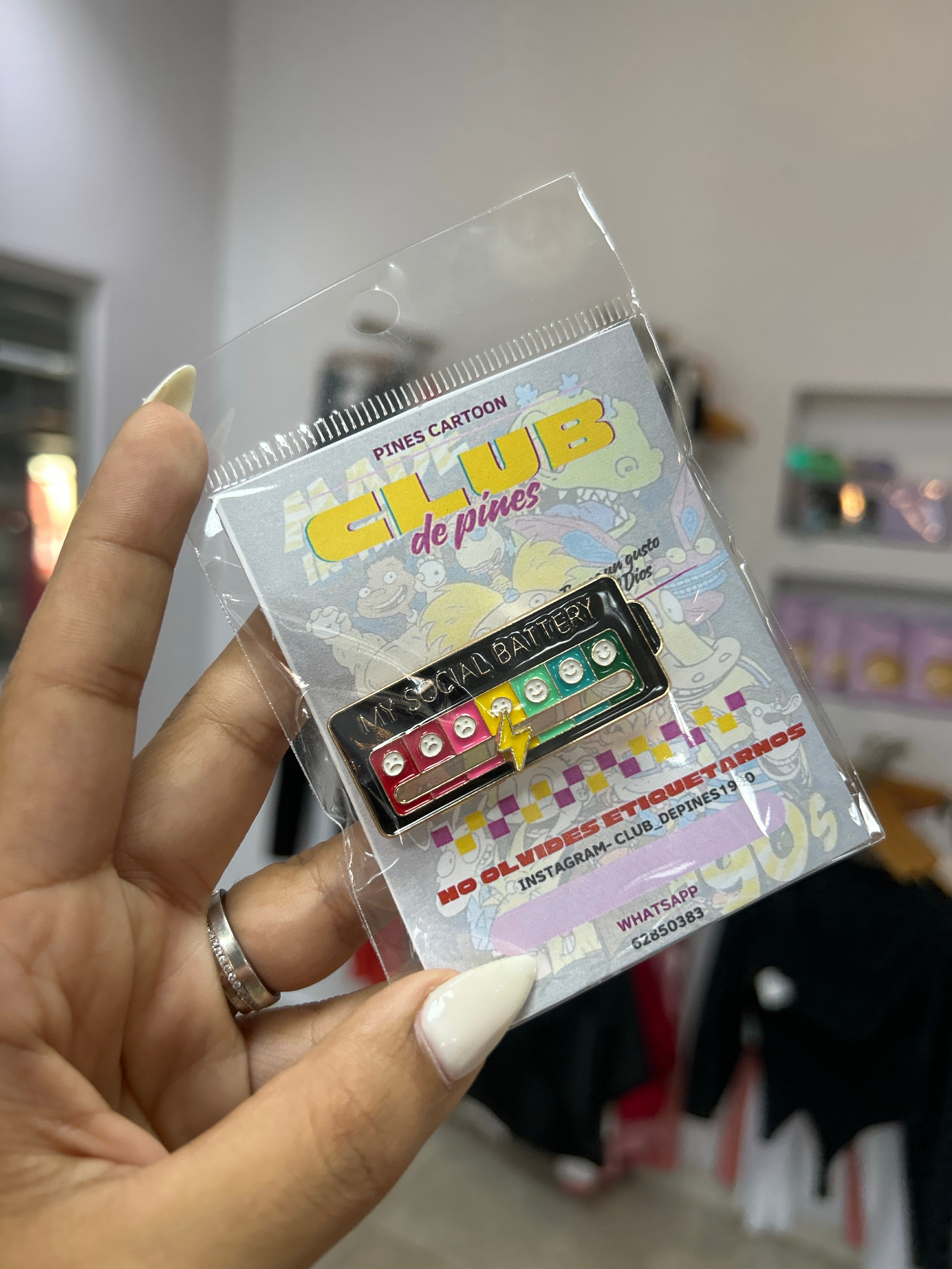 Pin “Social Battery”