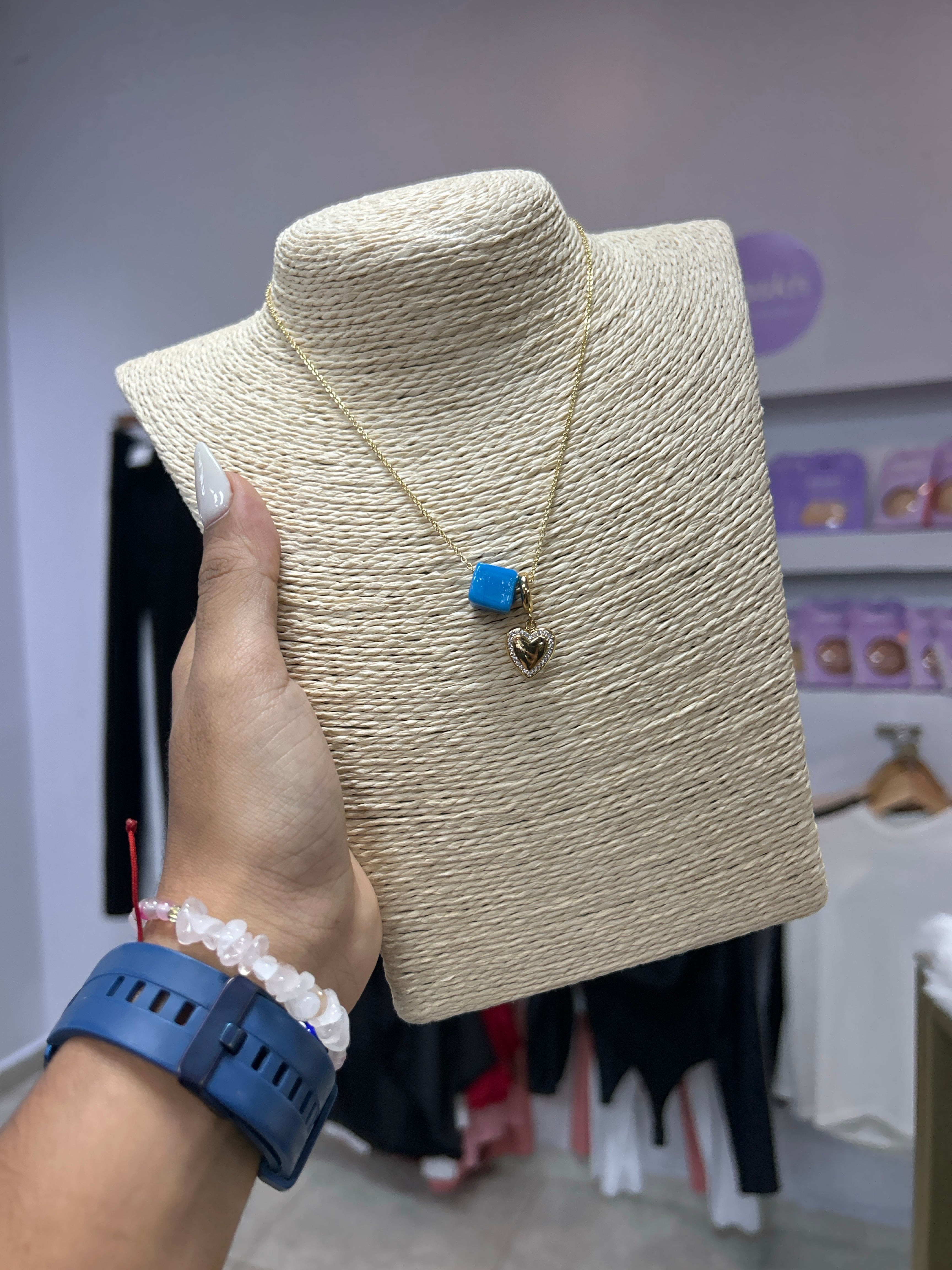 Collar Blue Charm