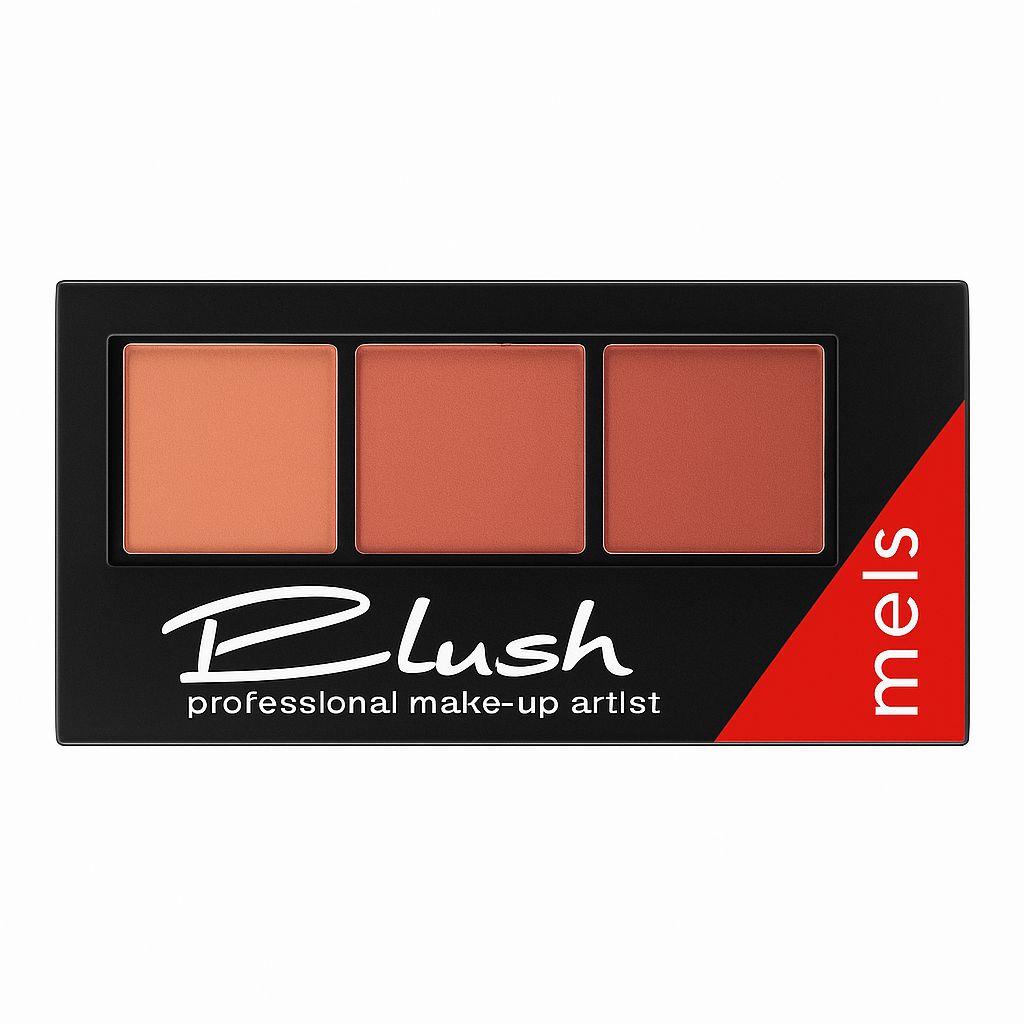 Trío de Rubores Mels Professional Makeup