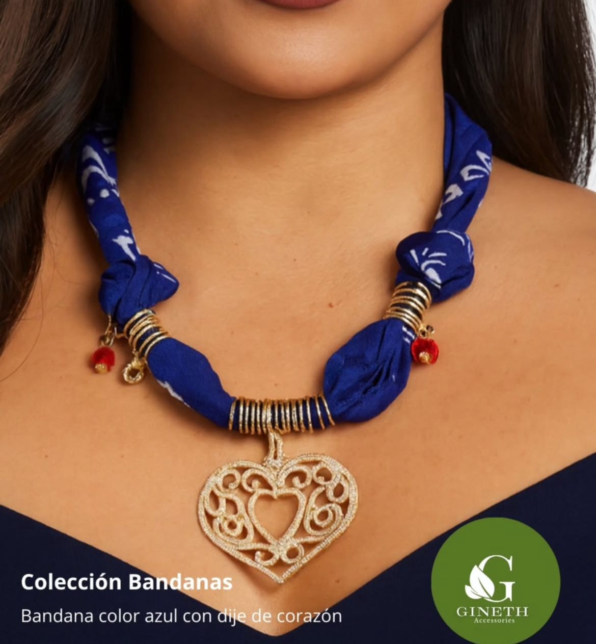 Producto: Bandana “Corazón Azul”