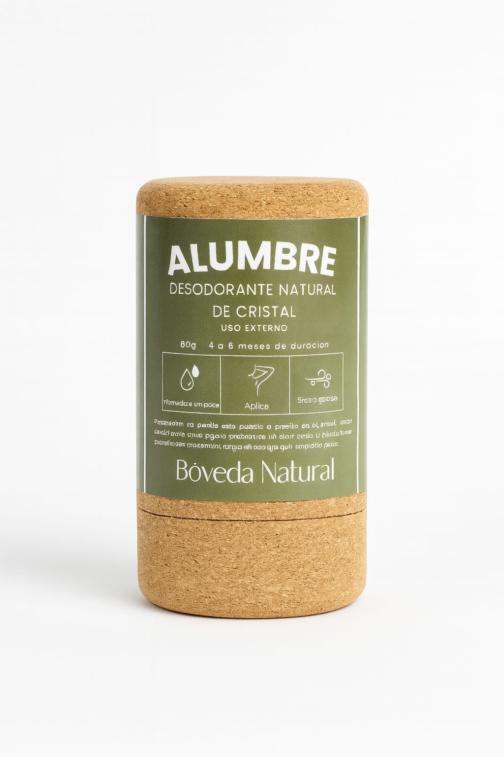 Desodorante Natural de Cristal de Alumbre