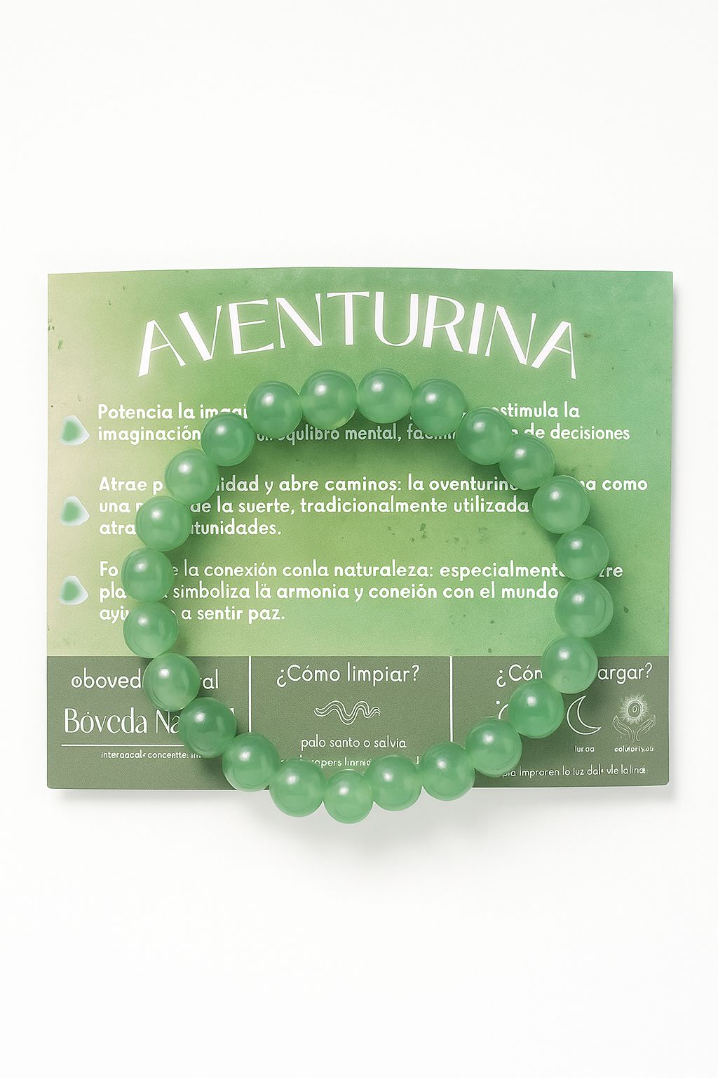 Pulsera de Aventurina Verde