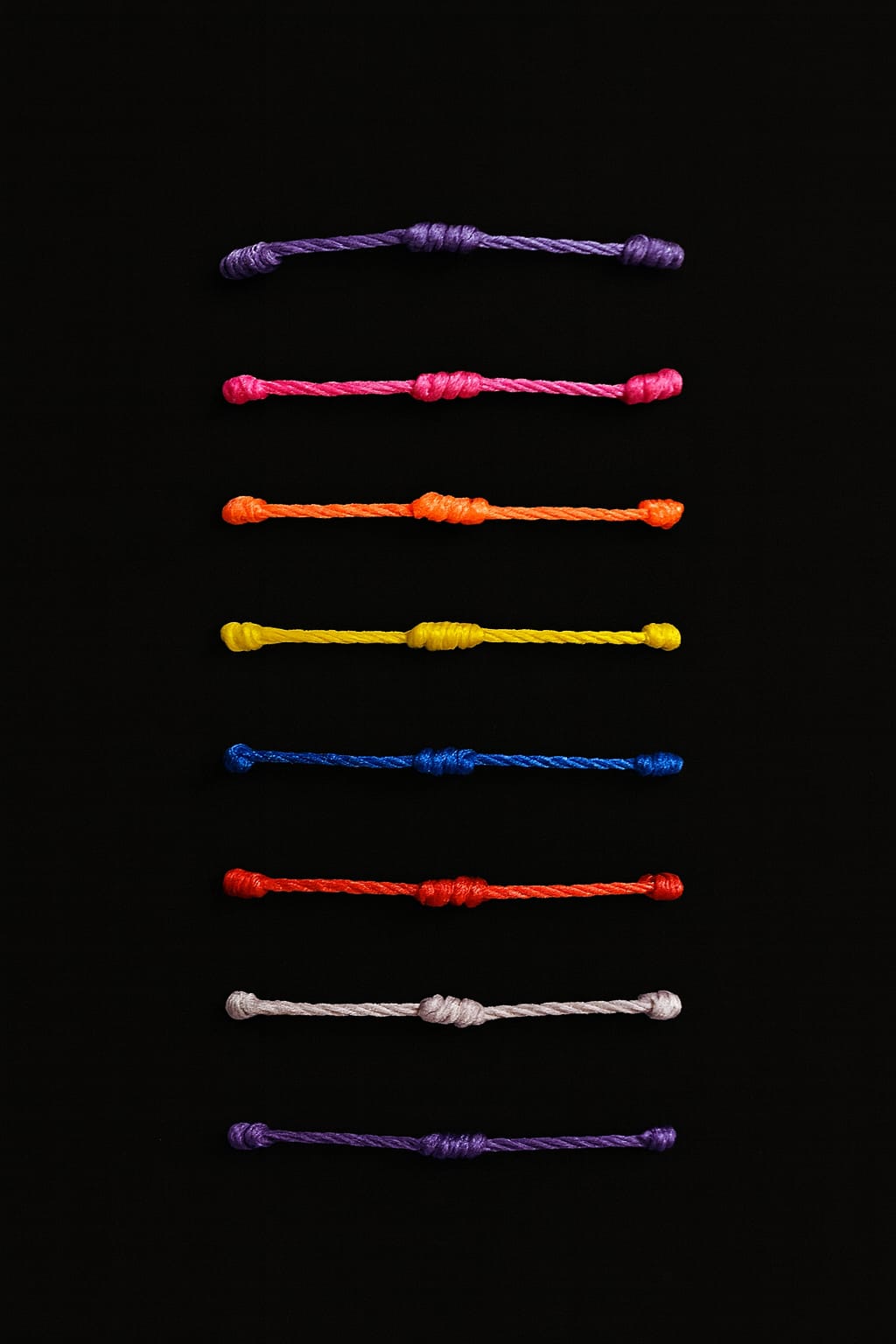 Pulseras 7 Nudos de Colores