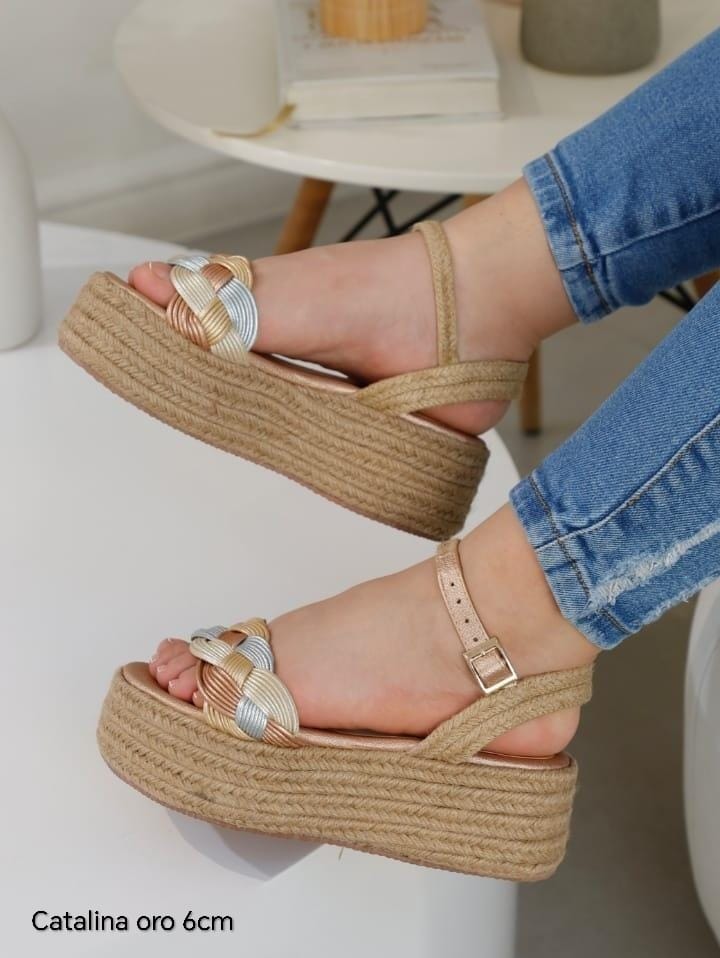 Sandalias Catalina Oro YLO