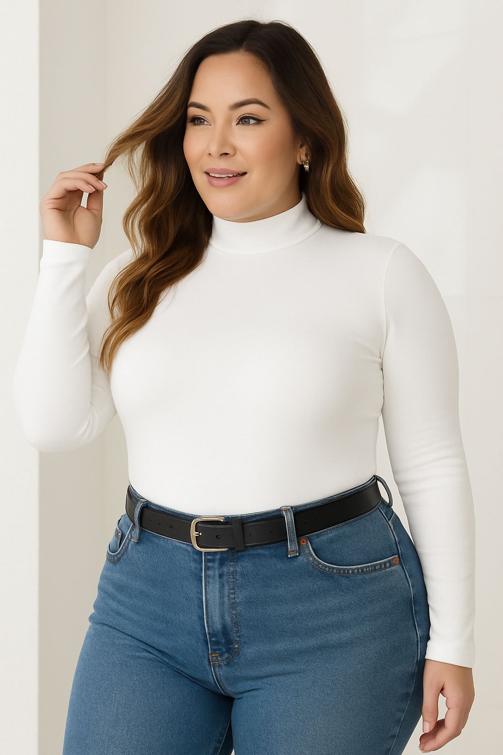 Bodysuit Black Lace Control