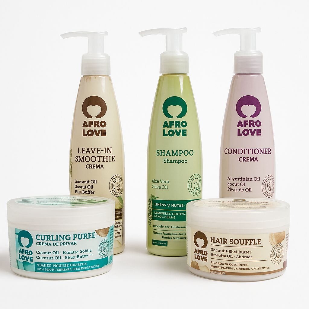 Kit Afro Love – Rutina completa para rizos saludables