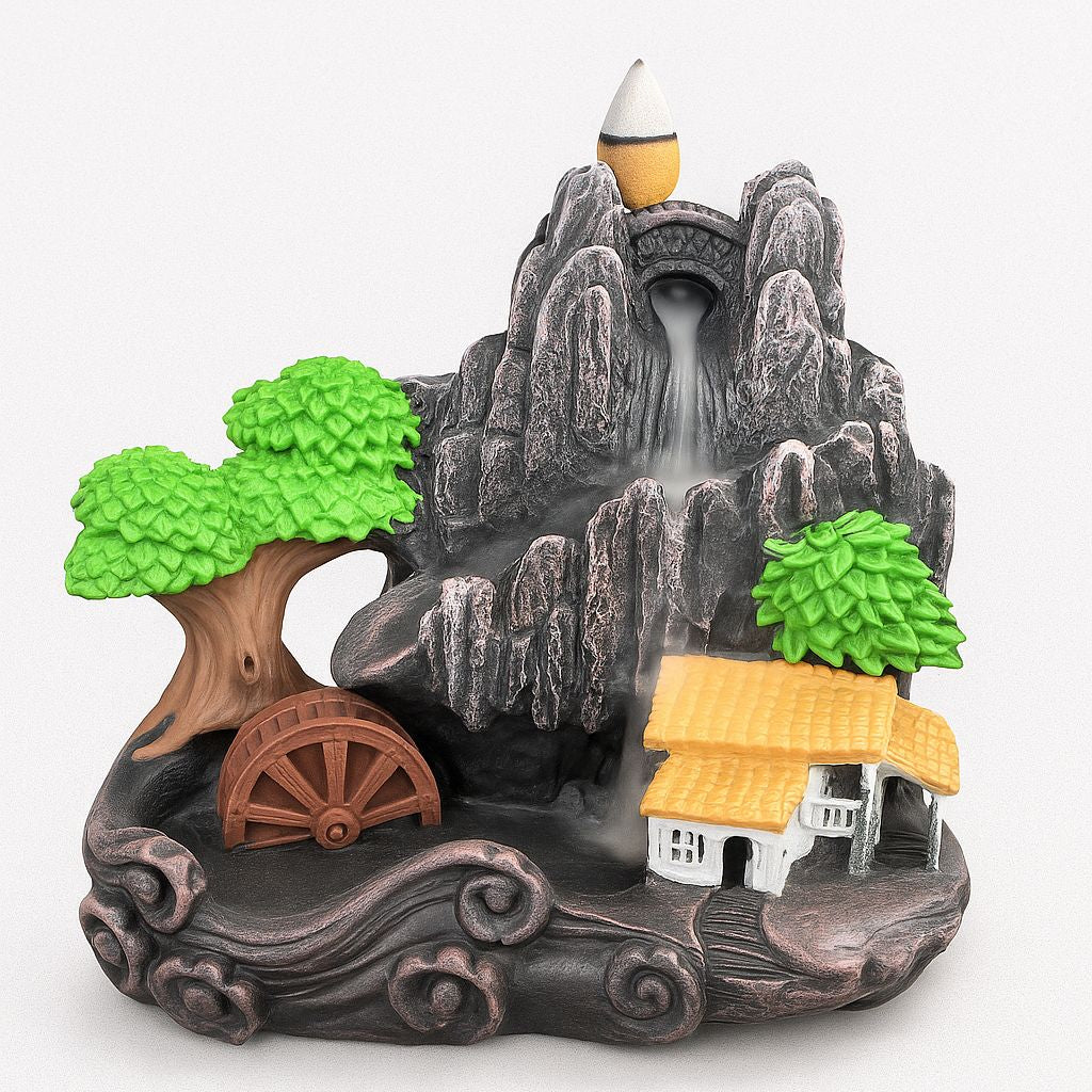 Quemador de Incienso en Cascada