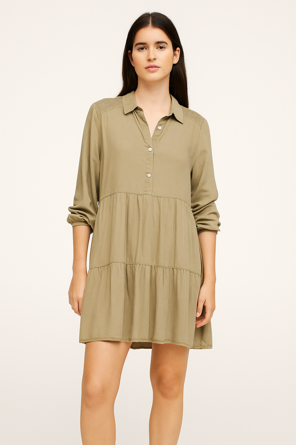 Khaki Relaxed Zara
