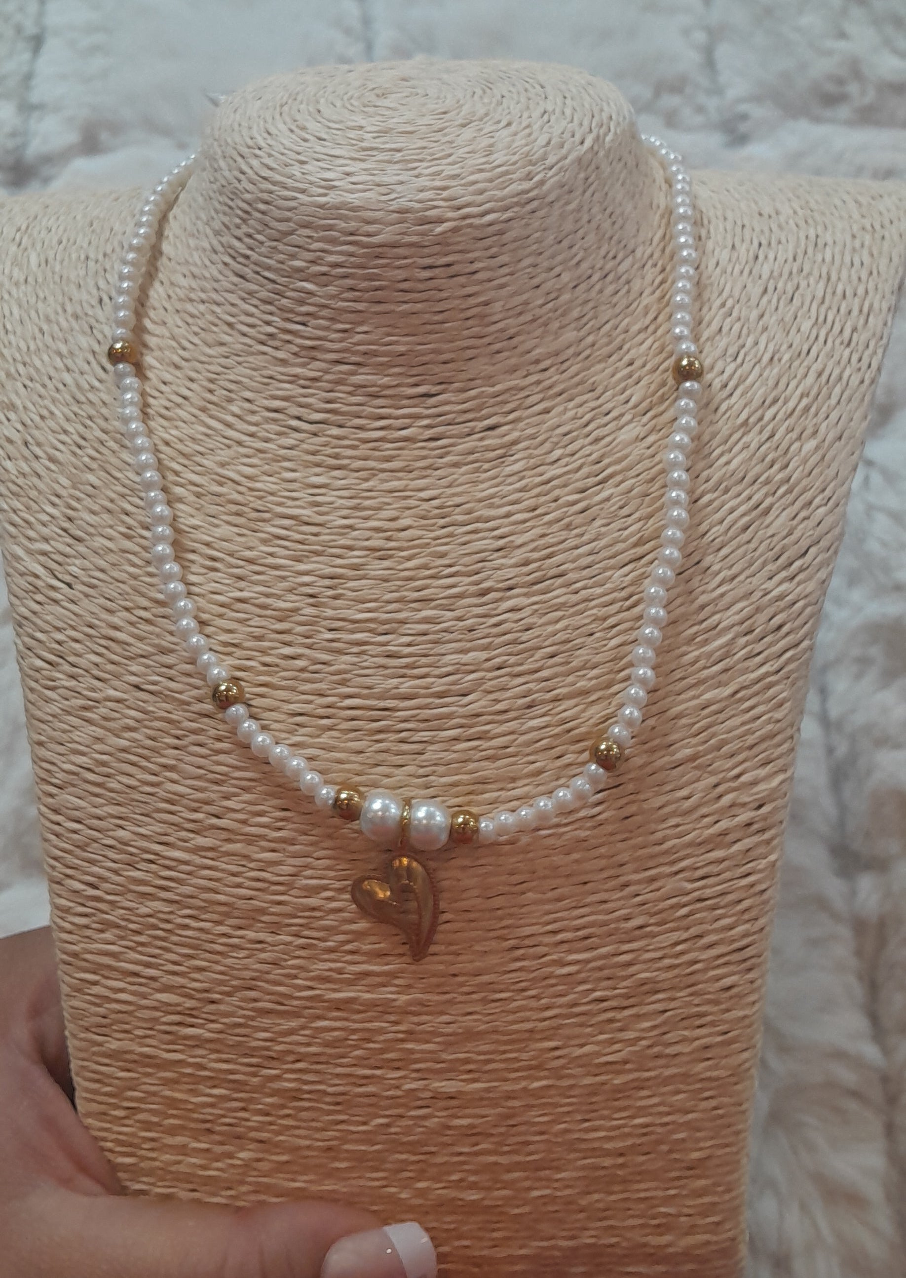 Collar Golden Heart