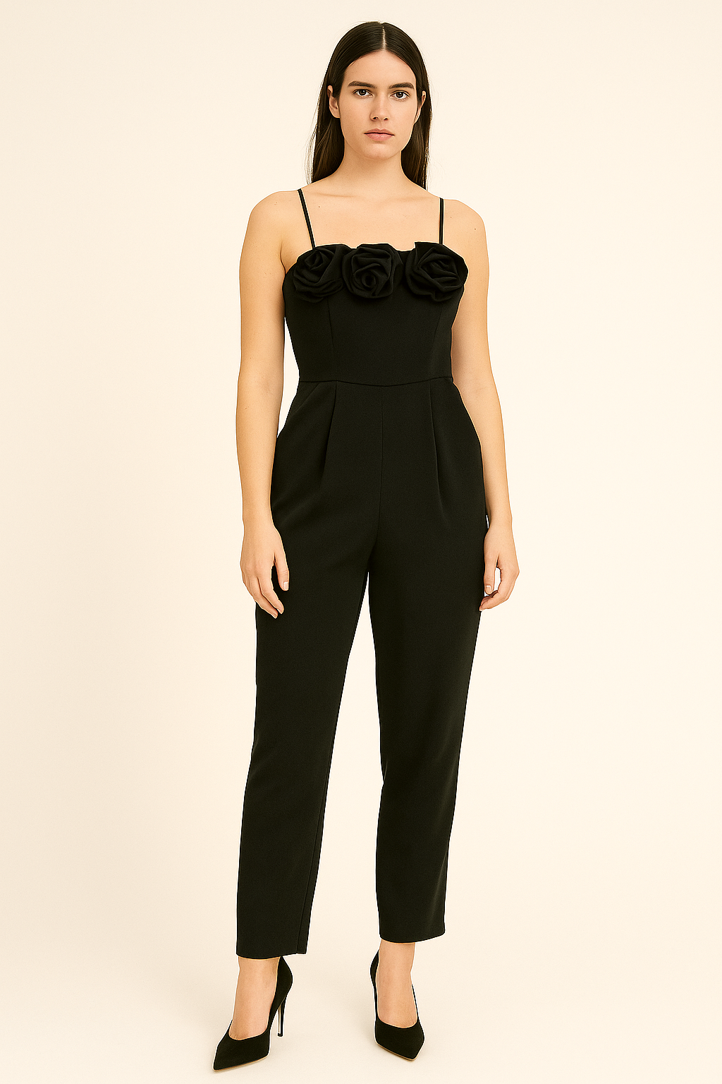 Enterizo Black Rose Elegance